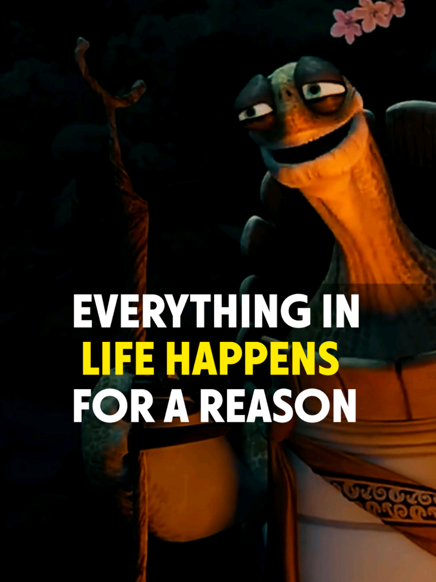 Everything in life happens for a reason..Master oogway Motivational Advice. ❤. . . #masteroogway #oogwaymotivation #oogwayadvice #oogwayquotes #motivation #advice #lifelessons #inspiration #fyp #foruyou #motivationalvideo #uktiktok #🇬🇧 