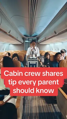 Cabin crew shares tip  every parent should know #dailymirror #fyp #news #travel #travellingwithkids 