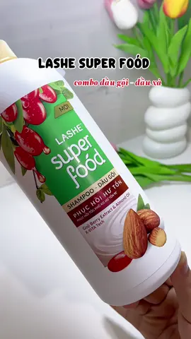 Combo Dầu Gội LASHE SUPERFOOD  #daugoi #dauxa #lashe #chamsoctoc #reviewlamdep #goclamdep #phaidepngaynay #tocdep #LearnOnTikTok #xuhuong #thinhhanh #trending #fyp #viral #vzone 
