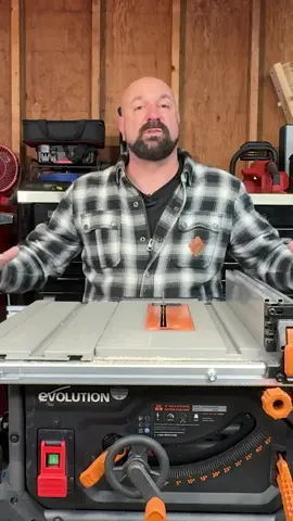 Watch as @projectsforallreviews puts the Evolution Jobsite Table Saw to the test! 🎥 A powerhouse built for precision & versatility, featuring Multi-Material cutting technology that slices through wood (even with nails!), mild steel, composites, laminates & more! #PowerTools #ToolReview #Woodworking #DIY #TableSaw