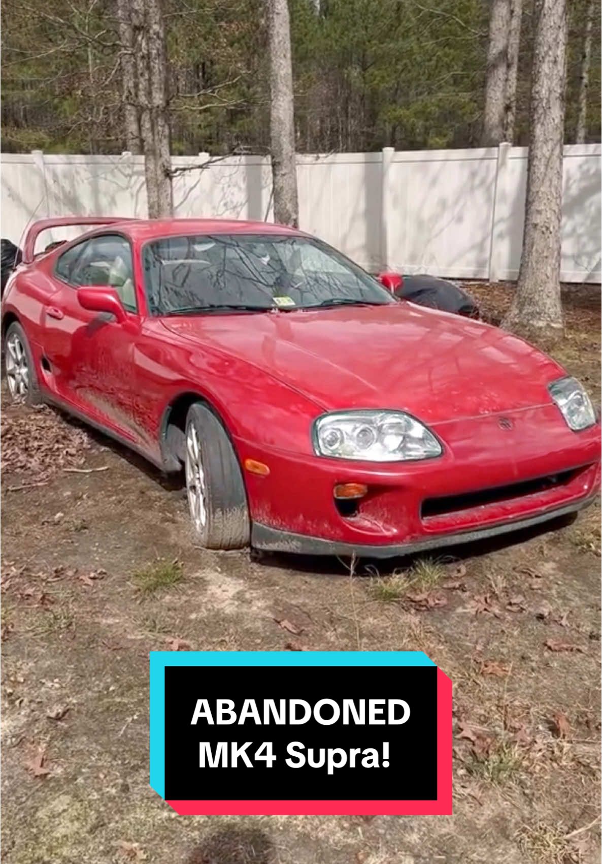 MK4 Supra Found ABANDONED in Backyard for 15 Years! #wddetailing #detailing #carwash #carcleaning #satisfying #satisfyingvideos #barnfind #fyp #abandoned #cardetailing #pressurewashing #asmr #trending #trend 