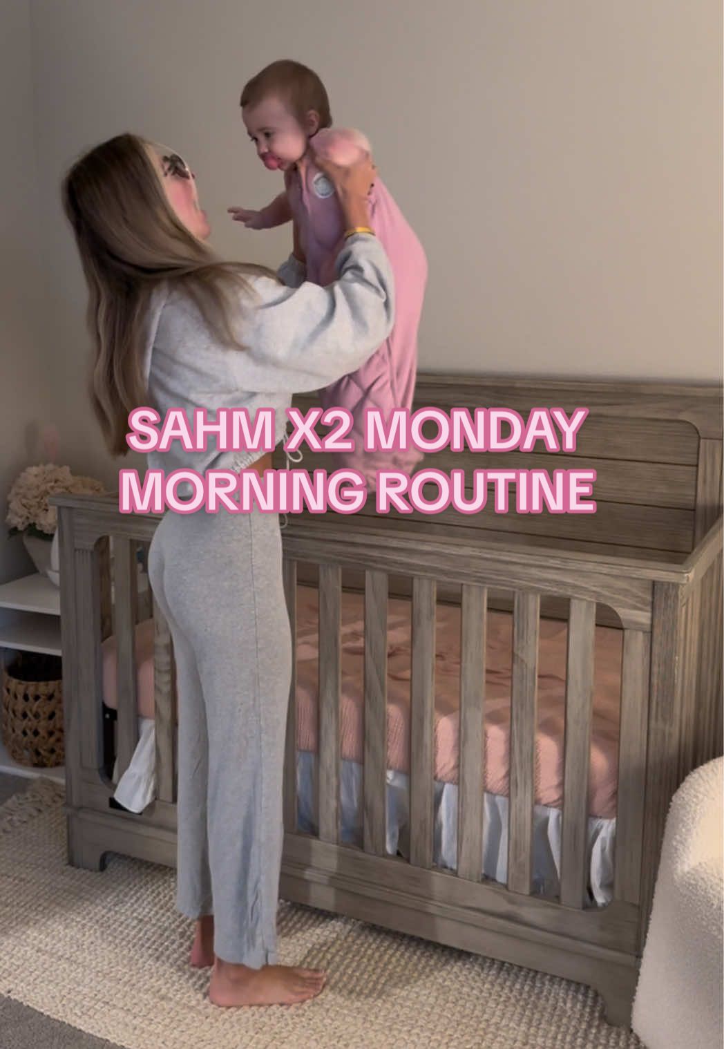 SAHM X2 MORNING! So ready for this new week, happy Monday 🤭💕🔥😍 #sahm #sahmlife #momtok #momlife #morningroutine #morning #morningmotivation #twopieceset #momof2 #youngmom #ditl #fyp #monday 