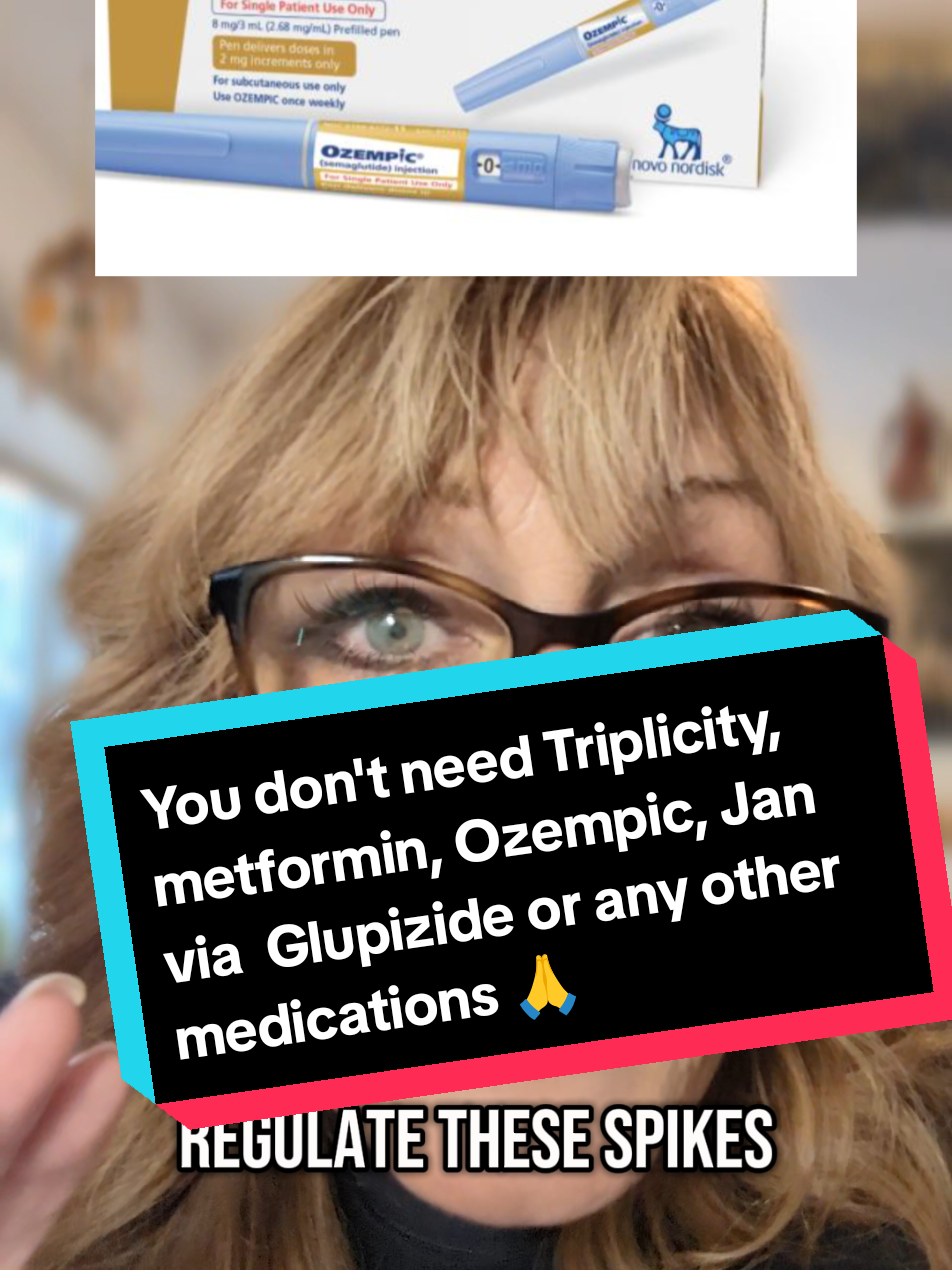 You don’t need METFORMIN, Januvia, Glupizide, Trulicity, or any other medication to control your diabetes !!! #insulinresistance #fatlosshelp #menopausesupport 