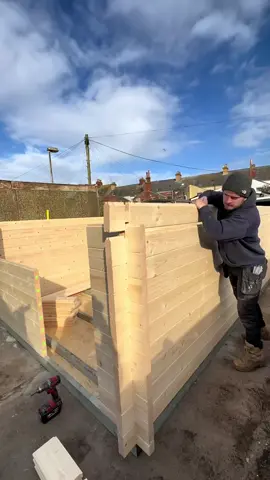 Building a small Cabin workshop for 3d printing , throwback to 2024 on this small build we did for @Northern Log Cabins  #tinyhome #cabin #cabinbuild #minihouse #workshopbuild 