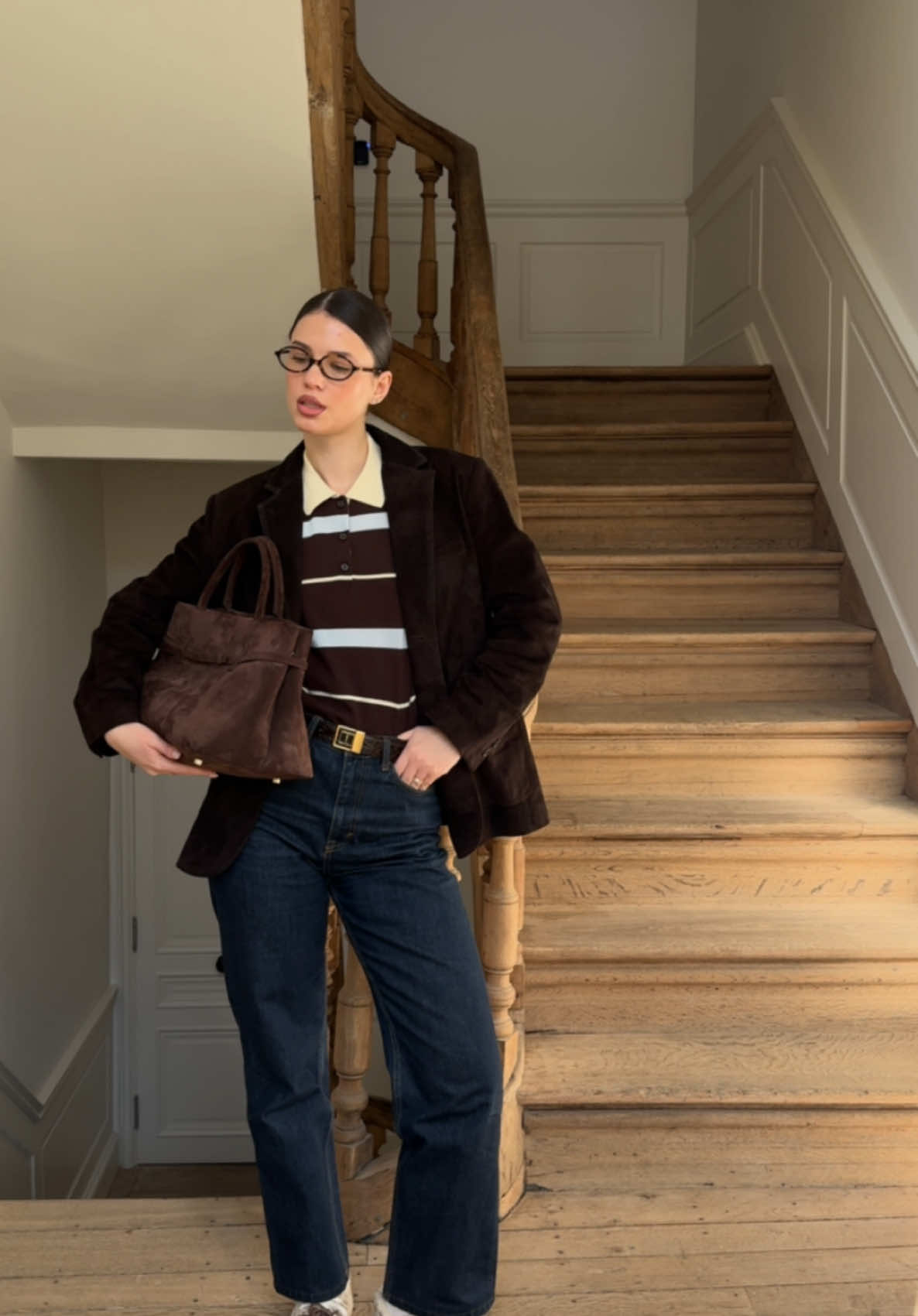 my student uniform  #styleideas #outfitcheck #chocolatebrown #fyp 