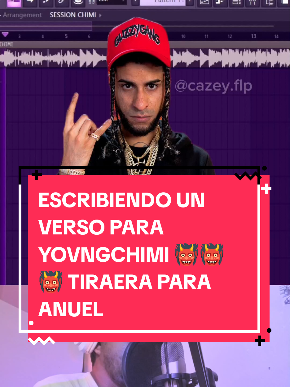 Hoy tocó verso para que @YOVNGCHIMI le tire a @ANUEL 😂 #yovngchimi #anuel #cdobleta #deiv #hades66 #bryantmyers #myketowers #flstudio 