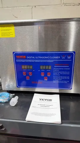 Vevor 15 L ultrasonic cleaner. ##vevor##ultrasoniccleaner##partscleaner