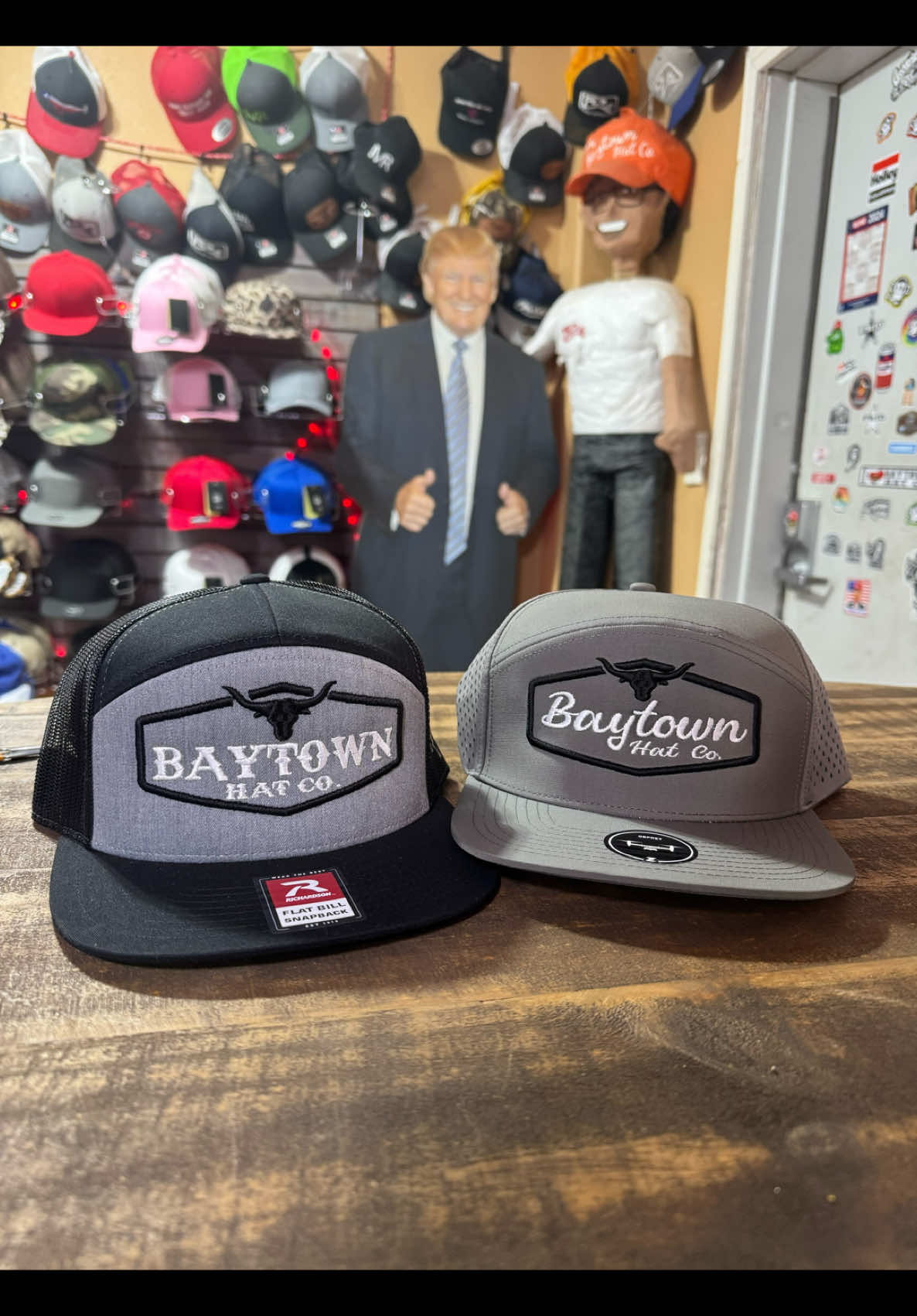 What do y’all think about this years theme hat for the Hat-A-Palooza?! #baytownhatco #fyp #SmallBusiness #hats #embroidery 