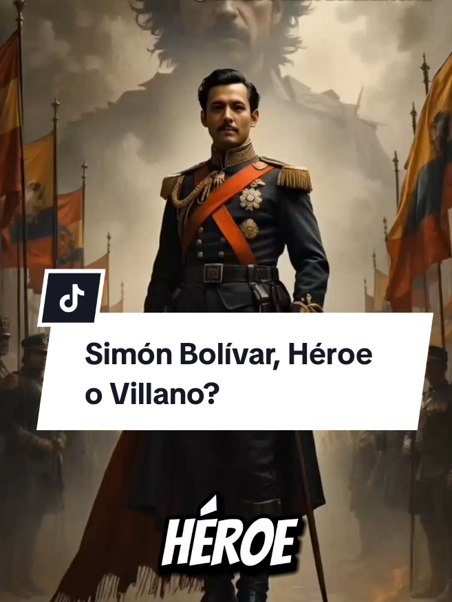 ¿Héroe libertador o dictador ambicioso? 🇻🇪 Simón Bolívar liberó 5 naciones de España, pero también traicionó aliados, ordenó masacres y soñó con un poder absoluto. 🌎 ¿Ves su legado como luz o sombra? 🔥 ¡Comenta tu opinión!   #simonbolivar #bolivar  #libertador  #independencia  #Venezuela 