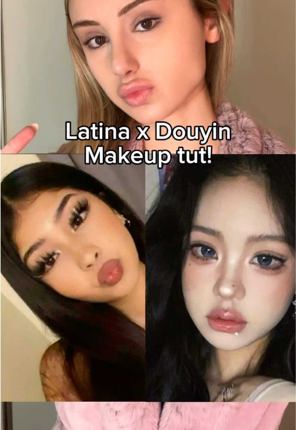 #creatorsearchinsights mixing Latina and Douyin makeup techniques!!🤍 #makeuptutorial #latinamakeup #douyin #makeuplook 