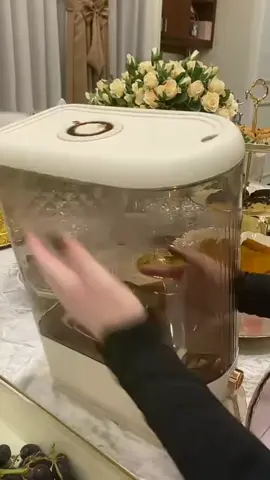 NIVIN Dispenser Beras Otomatis Mewah Estetik 10 KG/ Tempat Beras Mewah Anti Kutu dan Serangga/ Kotak Tempat Wadah Penyimpanan Beras Rice Box Bucket Viral #dispenserberaskekinian #dispenserberas10kg #ricebox #tempatberas #kemejawanita 