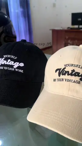 Unisex Embroidered vintage cap na perfect pang gift mga mii! get yours na!! 😍💗#vintagecap #qualitycap #embroideredcap #fyp #foryoupage #unisexcap 