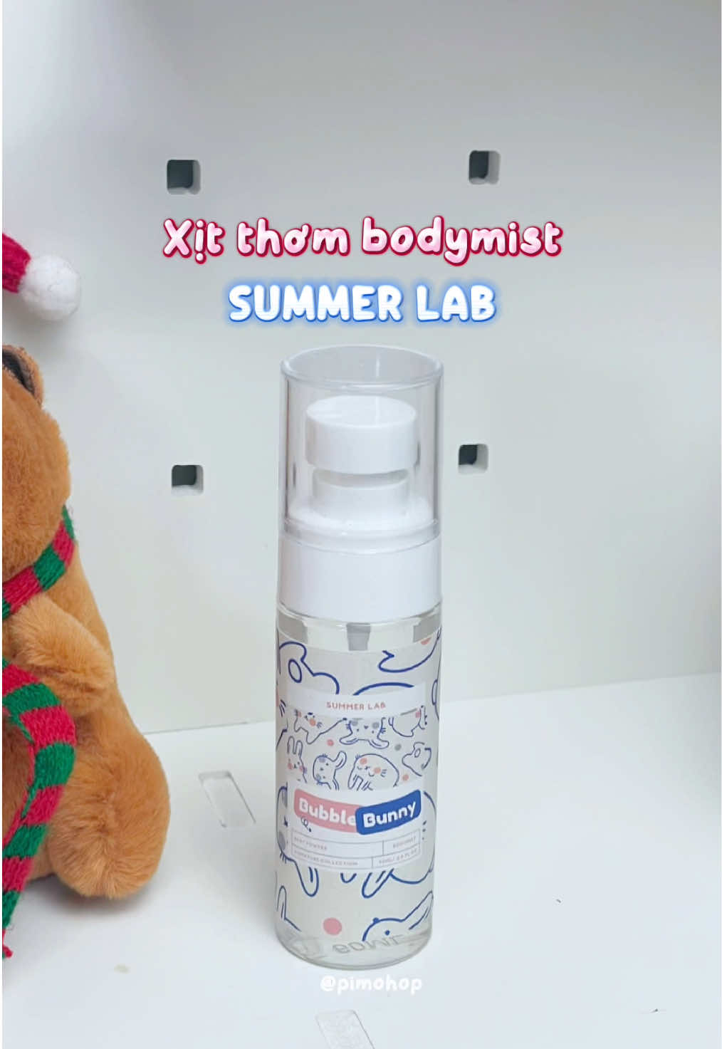 Mua mùi bunny như tui đi thơm ngọt dịu nhẹ lắm #pimohop #unboxing #bodymist #xitthomtoanthan #summerlab #goclamdep #xuhuongtiktok #viral 