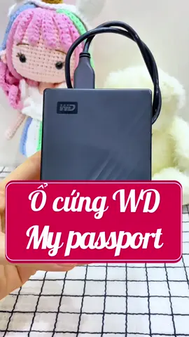 Ổ cứng di động WD #westerndigital #ocungdidong #viral 