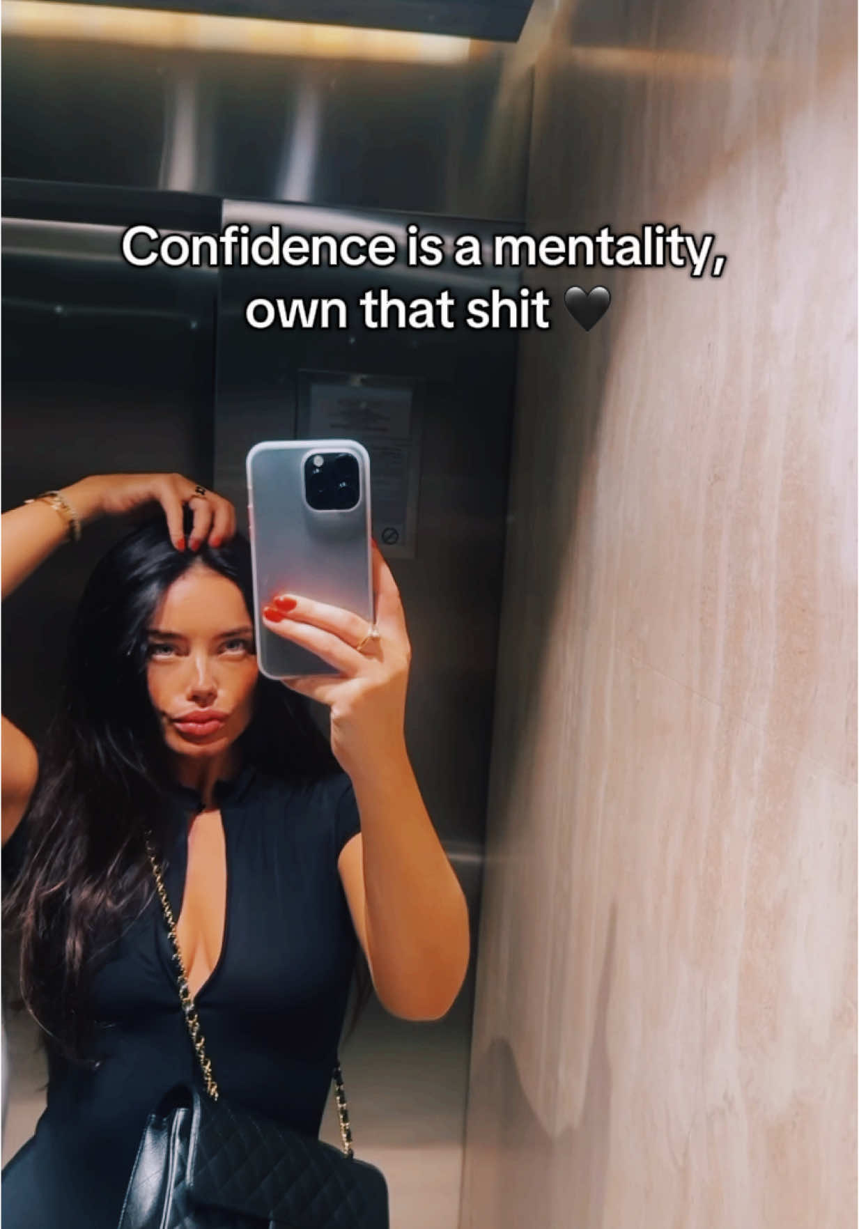 Confidence is a mentality, own that shit 🖤 #loveyorself #tiktok #beconfident #liveyourbestlife #fyp #fypシ #viraltiktok 