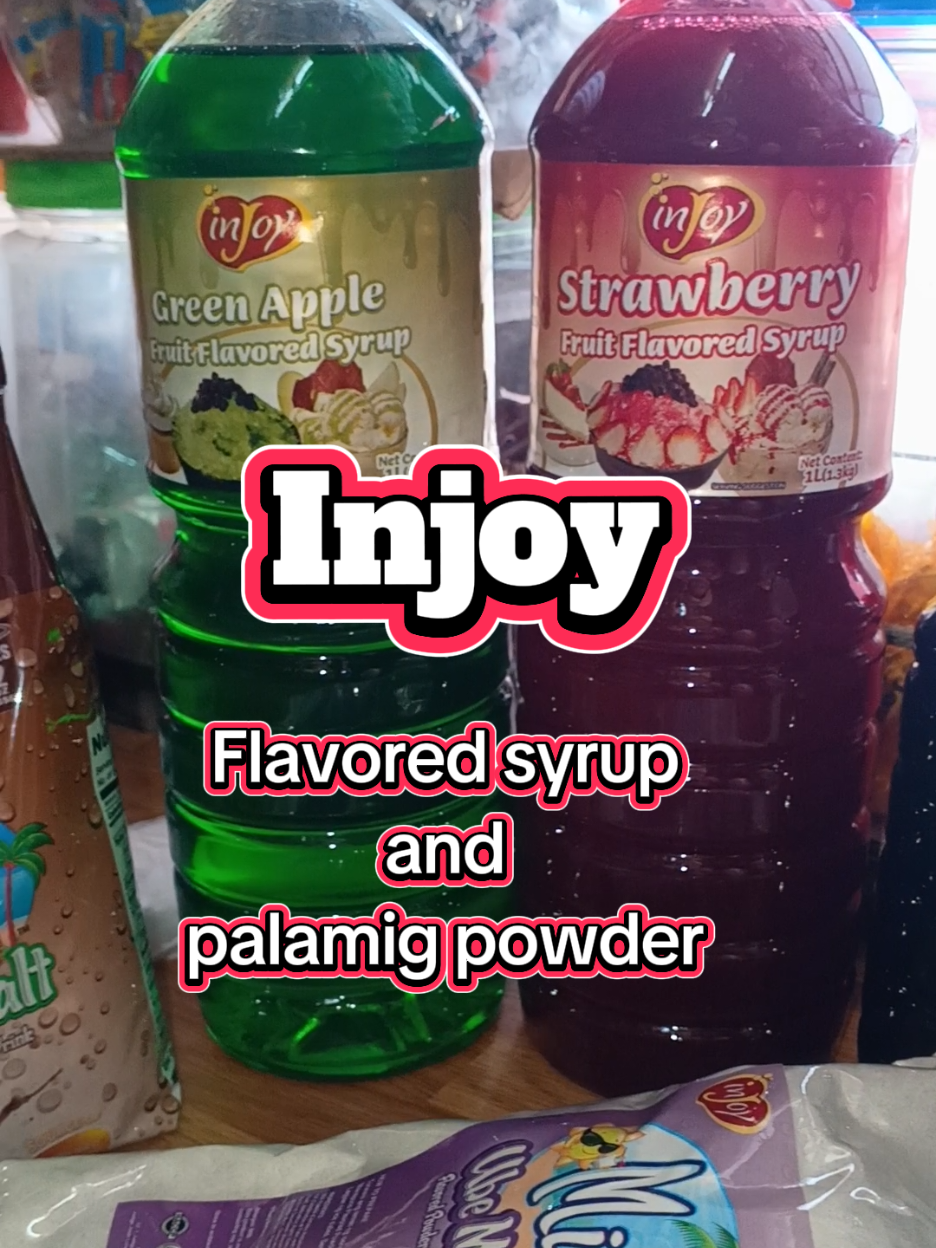 Start your business now!!!#injoy #flovoredsyrup #palamig #palamigpowder #syrup #powder #milktea #fruitflavoured #fruity #injoyph #business  #tindahannihuwana 