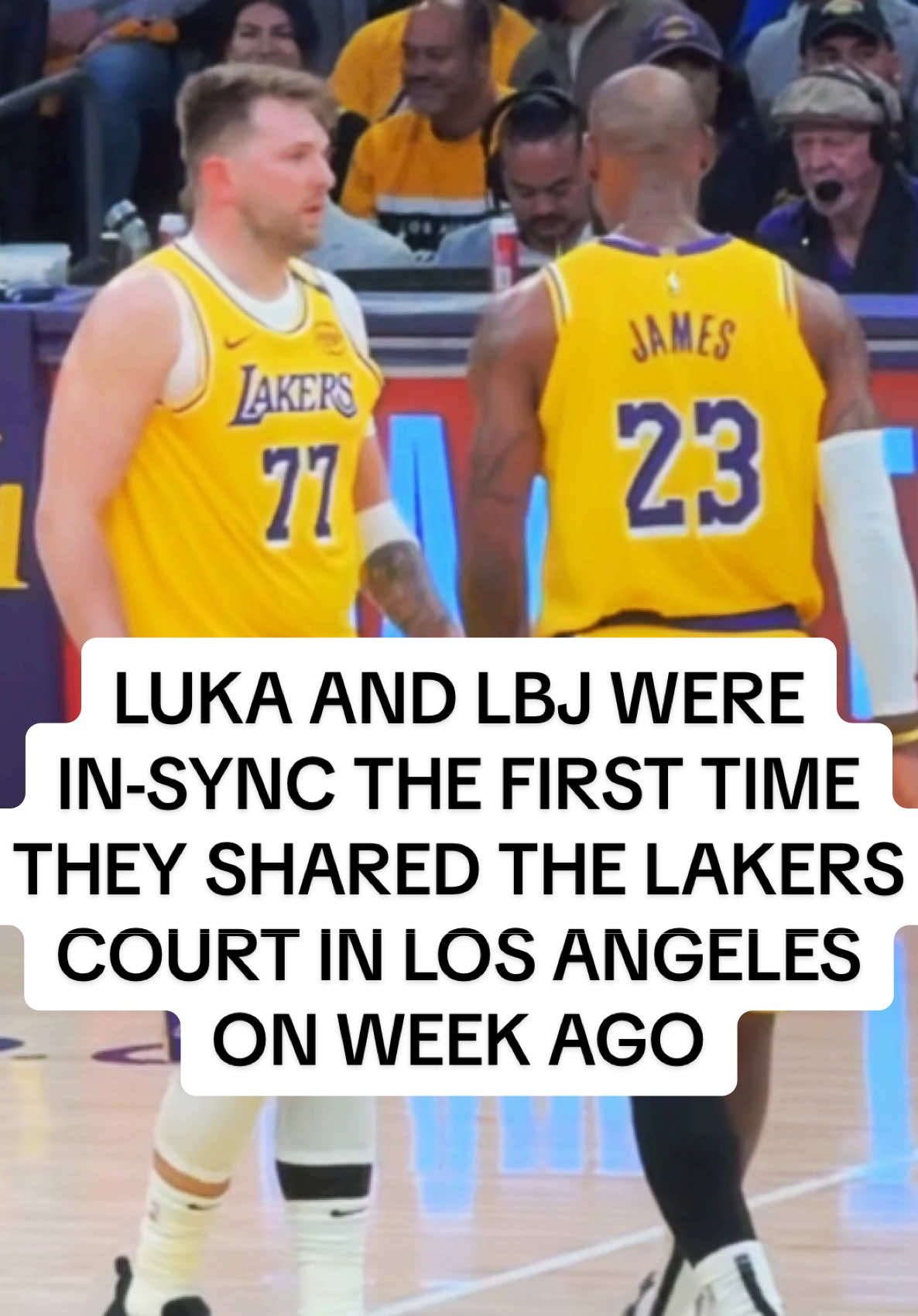 Still surreal that just one-week-ago at this moment Luka and LeBron were in-sync as they shared the Lakers hardwood together for the first time Going to be insane to see the tricks Doncic picks up from James for however long they play together. This pairing is going to elevate Luka’s game immensely in the long run and it’s going to be priceless to watch #draftexpresss #lukadoncic#lebronjames#luka#lebron#lbj#bron#lakers#lalakers#losangeles#slovenia#slovenia🇸🇮  