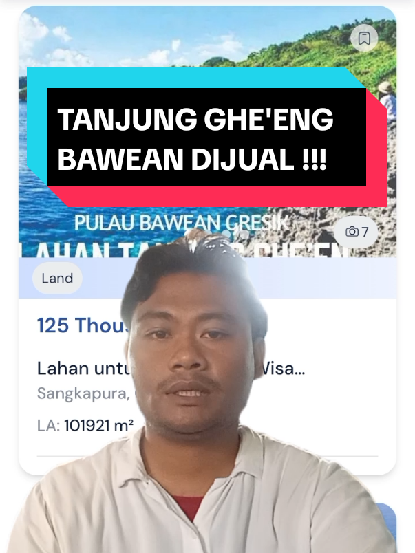 TANJUNG GHE'ENG BAWEAN DIJUAL !!! #bawean #news #fyp 