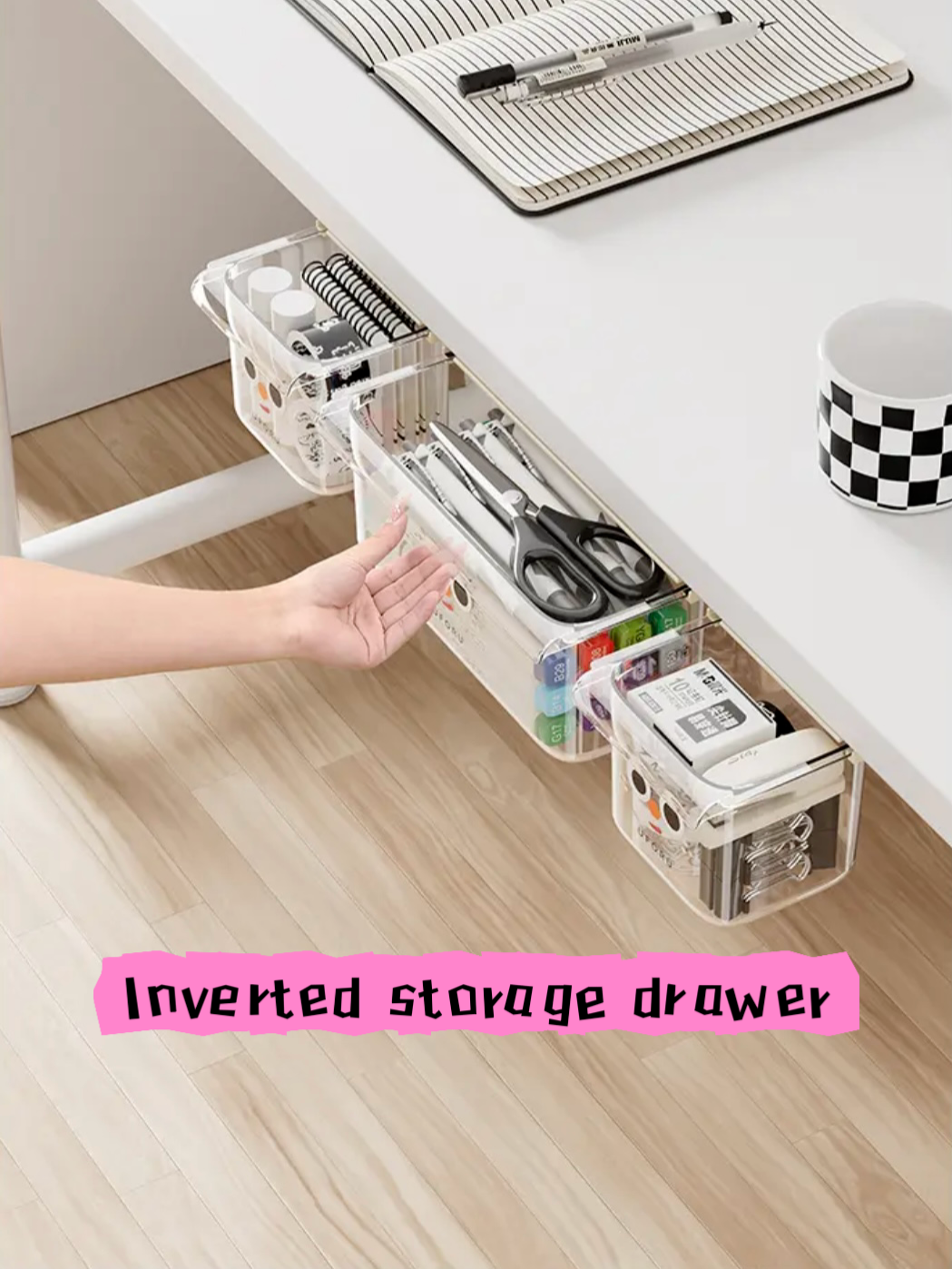 Adhesive storage drawer under the tabletop #drawer #organizer #storagebox#DeclutterYourDesk #organize #TikTokShop #tiktok #explore #fyp#camping #pnw #rvlife #rvhacks #travel #weekendwarrior #Summer #storage #minidrawer #underdeskdrawer #hiddendrawer#kinacaths #viralvideo #viraltiktok #foryoupage #forme #foryou #selfadhesive #drawer #drawers #drawersorganization #drawerslide #drawerstorage #tiktokfinds #underdeskdrawer #locaupinph#storage #office #drawer #officeessentials #deskdrawer #bilina