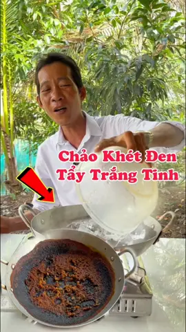 Biến Chảo Khét đen thành Chảo Mới nhờ thứ này #nhipsongmoi #mẹovặt #nsm 