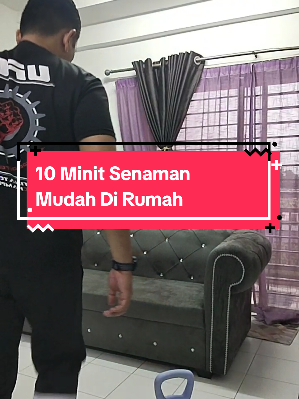 10 Minit Senaman Di Rumah @Bro Faida  #senamanmudah #exerciseathome 