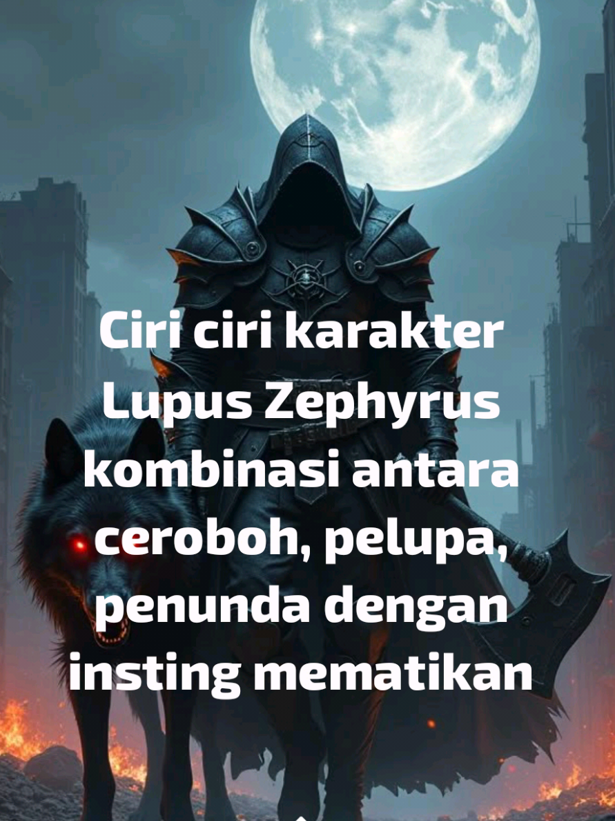 ciri ciri karakter Lupus Zephyrus kombinasi antara ceroboh, pelupa, penunda tapi memiliki insting yang kuat #motivasi #metafora #karakter #fyp #filosofi #latin 