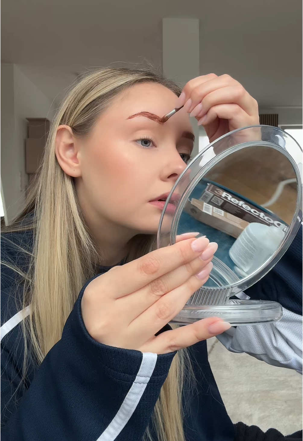 augenbrauen färben mit masha ✨  #augenbrauen #tutorial 