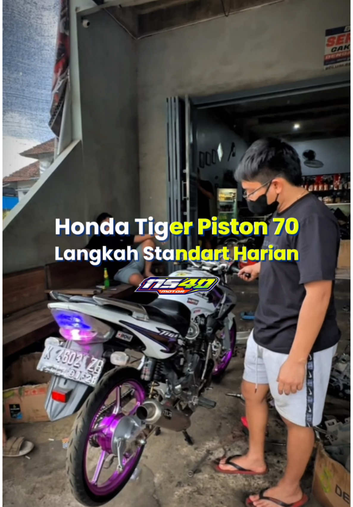 Honda tiger Spek 70 Langkah Standart Harian Touring🔥 #fyp #fypシ #herex #hondatiger #herexhits #herex_ceria_1200m #herex1200m #herexjatim #ns40motor 