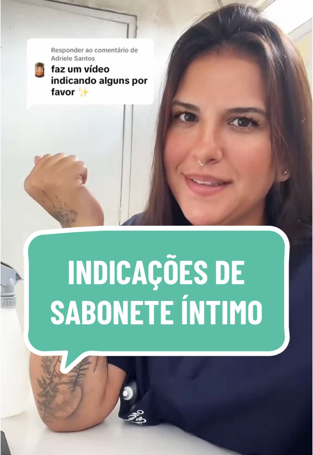 Respondendo a @Adriele Santos @NIVEA  indicações de sabonete íntimo; lembrem que o ideal tem que ter ácido lático na composição!!  #dicasdesaude #estudantedeenfermagem #saudedamulher #saudeintima #sabonete #saudefeminina 