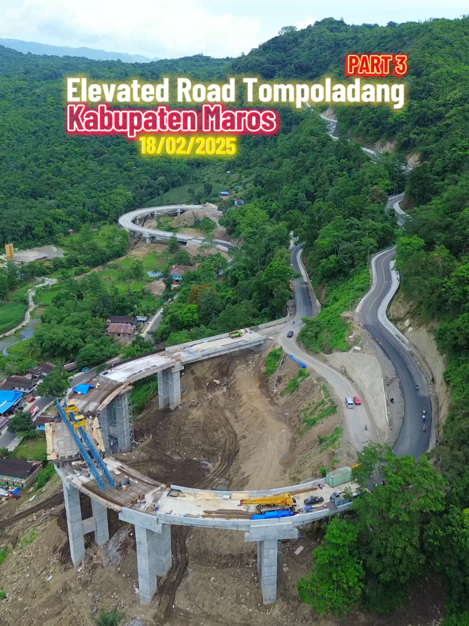 -Elevated Road Tompoladang Part 3- Kenangan apa yang paling kamu ingat jika melihat jalan ini? Kita pasti punya cerita yang berbeda-beda.  Lokasi: Tompoladang, Kabupaten Maros #bugissulawesiselatan #bugis #bugisbone #bugissinjai #bugissoppeng #bugismakassar #bugismaros #maros #sinjai #soppeng #bone #bugistiktok #bugismalaysia #elevatedroadmarosbone #elevatedroad #tompoladan #maros #cijantung #sopirtruck #sopirtrukpunyacerita #dji #djimini3 #djimini #macet #mobilmogok #sopir #aerialshot #bugiskalimantan #sulawesitenggara #sulawesiselatan #sulawesitengah #imip #morowali #bahodopi #cambamaros #traveltiktok #travel 