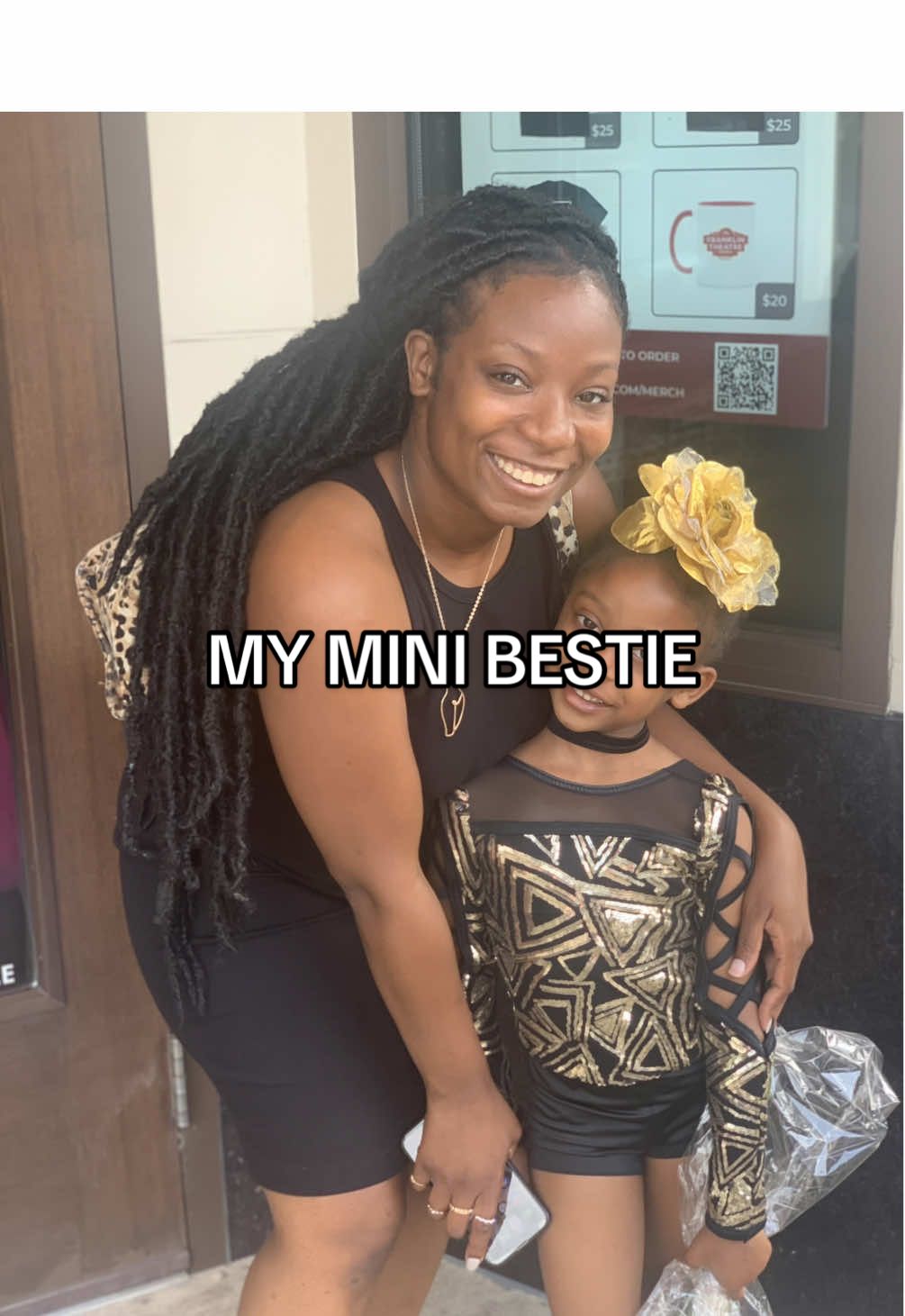 With boundaries ofc #minibestie #littlebestie #motherdaughterbond #blackmothers #blackmoms 