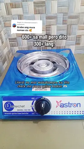 Replying to @sheenaroseeee Kalahati ba naman ang presyo kesa sa mall, talagang mapapamura ka lalo dito 🫶🏻✨ #gamitsabahay #singleburnerstove #singleburnergasstove #gasstoves #burnerstove #gasstovesingleburner #stove #stoveskitchen #gasstove #mustbuy #creatorsearchinsights 