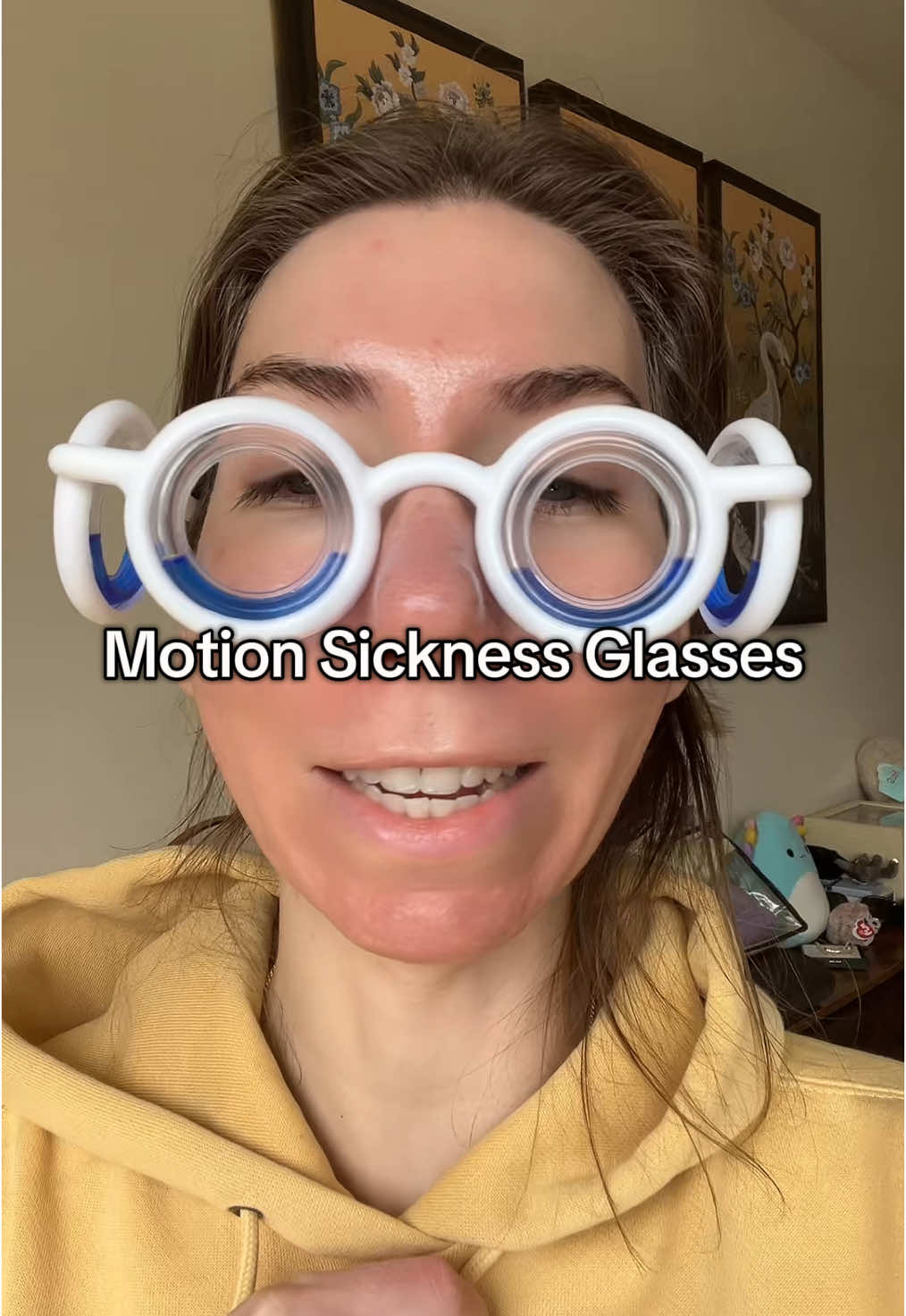 I know these look funky but I promise they do actually work for motion sickness! 😂🤓 #fyp #glasses #motionsickness #motionsicknessgoggles #cruiseessentials #travelessentials #motionsicknessrelief #tiktokmademebuyit #dealsforyoudays #funnygifts #funny 