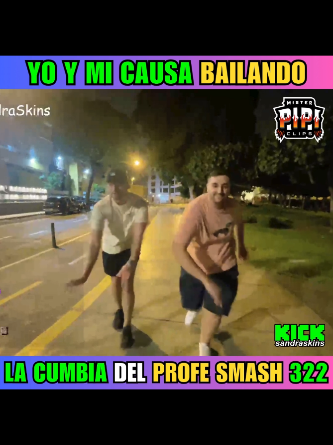 Yo y mi causa bailando la cumbia del profe Smash 322. 🤣 #sandraskins #smash #baile322 #prosor #lmao #dota2memes #clipskick #misterpipiclips 