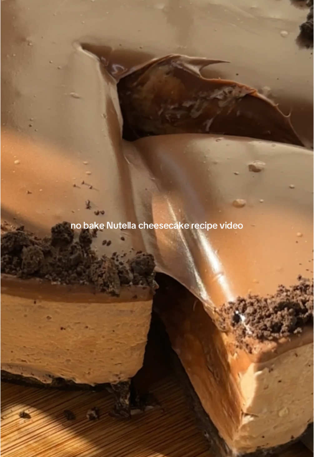 Replying to @Archer’s Food 🍯 no bake Nutella cheesecake recipe video :) find the recipe in the link in our bio https://archersfood.com/no-bake-nutella-cheesecake/ #cheesecake #nobake #nutella #nutellacheesecake #nobakenutellacheesecake #baking #howtomake #cakes #cheesecake #FoodTok #food #desserts #easydessert #nobakedessert 