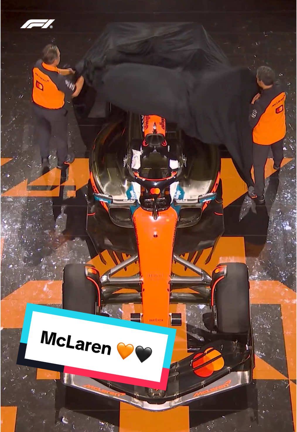 say hello to @McLaren’s 2025 championship contenders 🧡🖤 #f175live #f1 #formula1 #landonorris #oscarpiastri #mclaren 