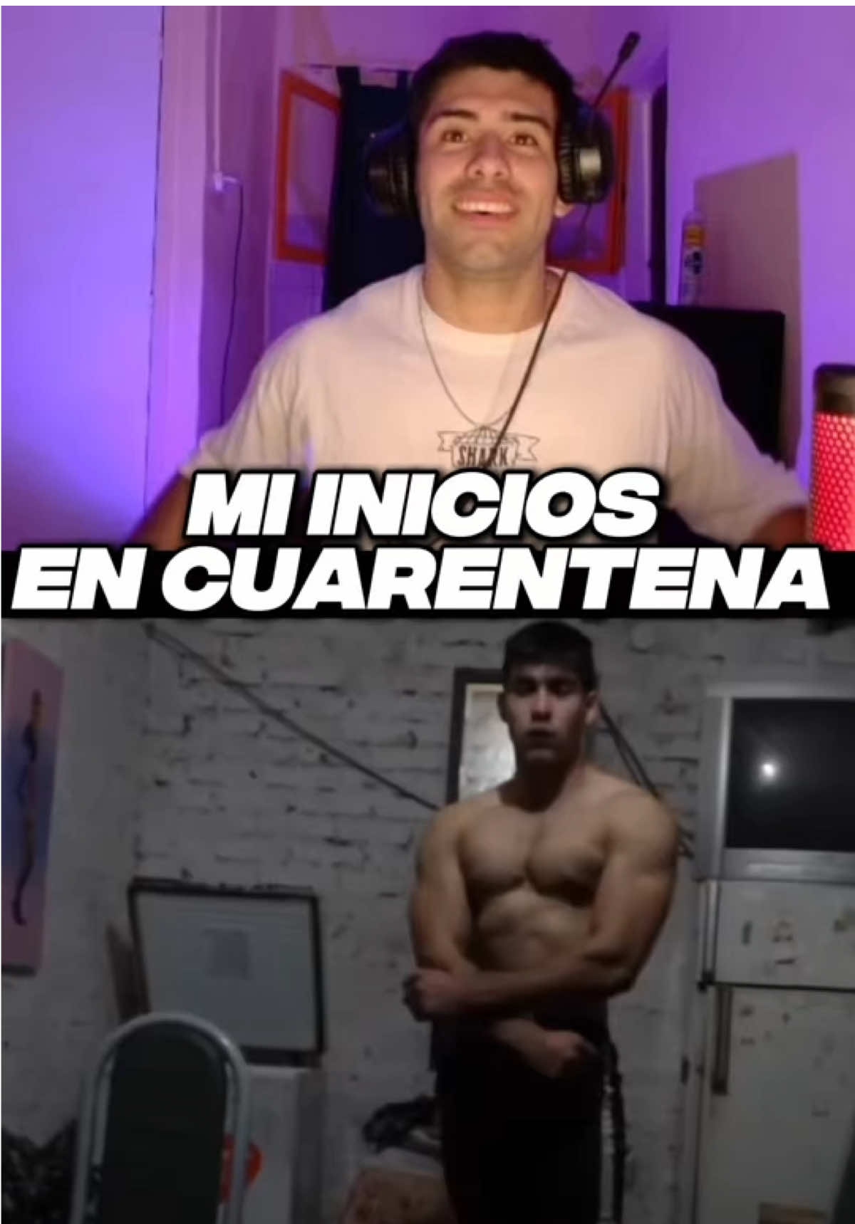 Así fueron los inicios aunque aquí ya llevábamos unos años entrenando.  Hay que seguir q aún queda mucho y todo es perseverancia y constancia. - - - #nicopiriz #gym #Fitness #transformacion #kick #clip #stream #motivacion #fitnessarg 