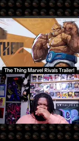 The Thing’s Marvel Rivals Trailer has me so excited to play him when he releases in a few days!  #marvel #marvelrivals #gaming #reaction #fyp 