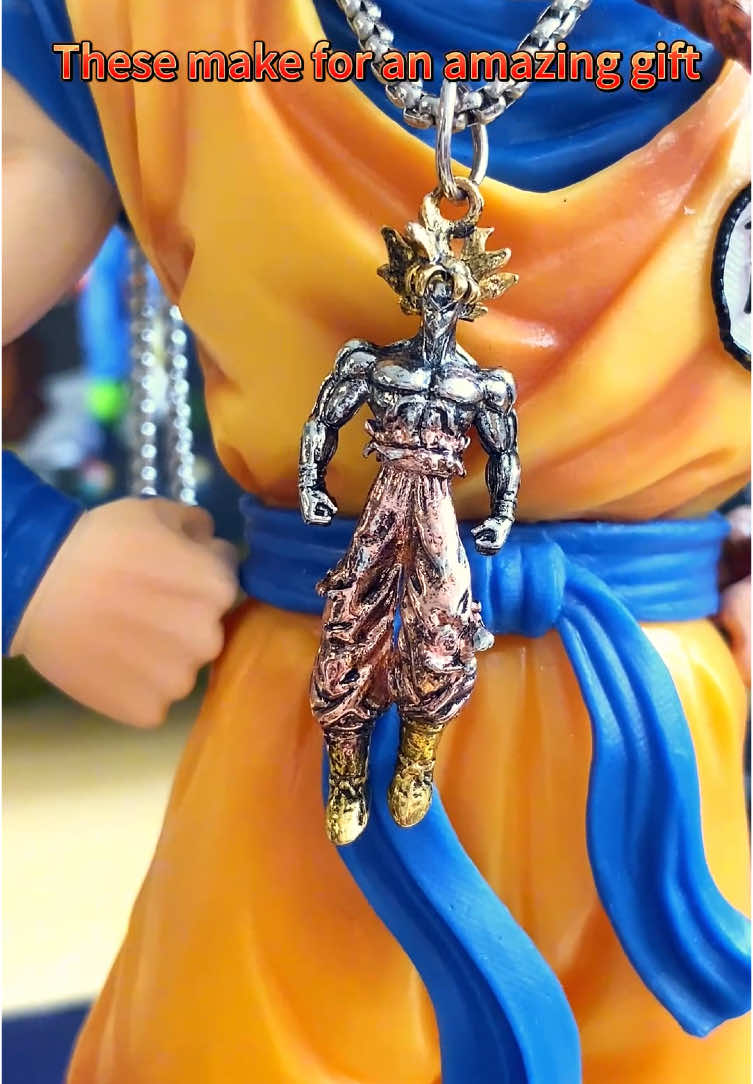 This necklace combines the charm of anime characters with durable alloy material,ensuring rust-free wear for years#necklace #metal #cool #fashion #hiphop #jewelry #bragonball #wukong 