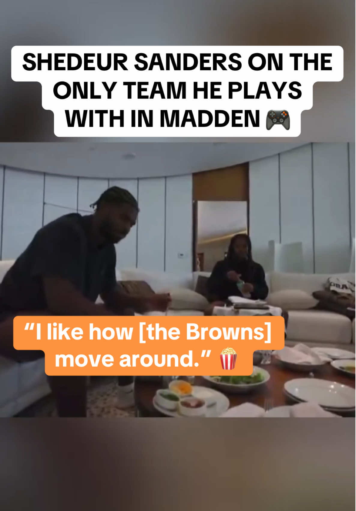 #ShedeurSanders will only use the #ClevelandBrowns in #Madden 🎮 The #Browns hold the second pick in the 2025 #NFL #Draft. (via DeionSandersJr/IG) 