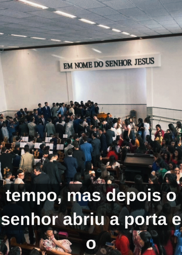 irmão e irmã e testemunhados não deixei de congregar! @leanrolimajt