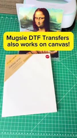 Mugsie DTF transfers work on canvas too? 🤯 Watch as we turn a Dollar Tree canvas into a custom masterpiece! #dtf #dtfprinting #dtftransfers 