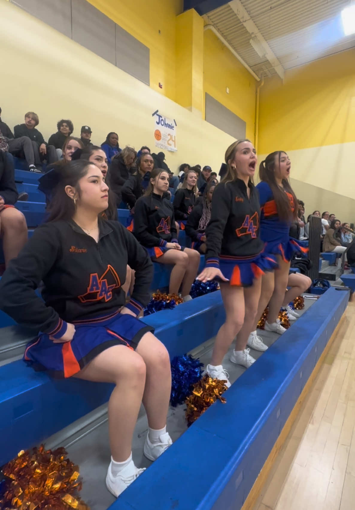 I’m sure you all have missed Jusssst Rock It!!!! #fyp #viral #basketball #cheerleading #wearehereforfun #cheerlife #cheerleading #fun #AAEKnights #mycheercoachisfun #fypシ #awesome #fypシ #cheerleader 