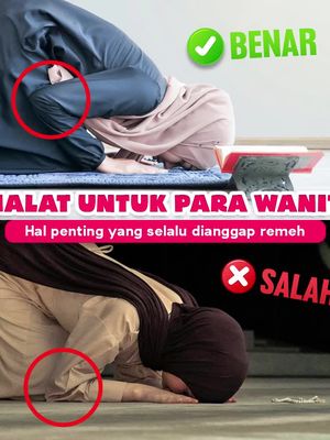 Muslimah, Jangan sampai salah sujud!