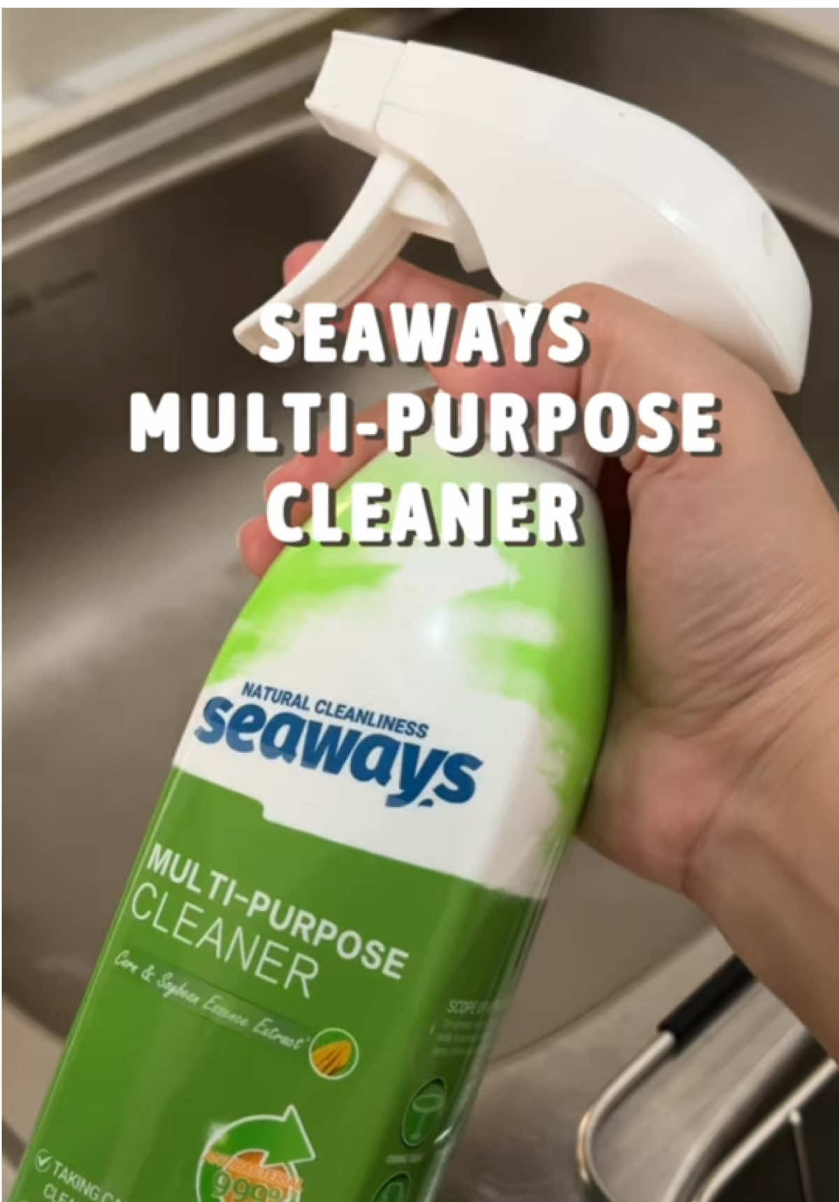 Multi-purpose cleaner na kayang linisin halos buong bahay!🤗🤩 Pwede sa halos lahat ng appliances, even tv, computers etc. Sobrang makakatipid ka kasi di mo na need bumili ng kung ano ano pang products😍 #multipurposecleaner #seaways #seawaysproducts #kitchen #stains #stainsremoval #petfriendly #safeforbaby #foodgrade #CleanTok #cleaningproducts #fyp #foryou 