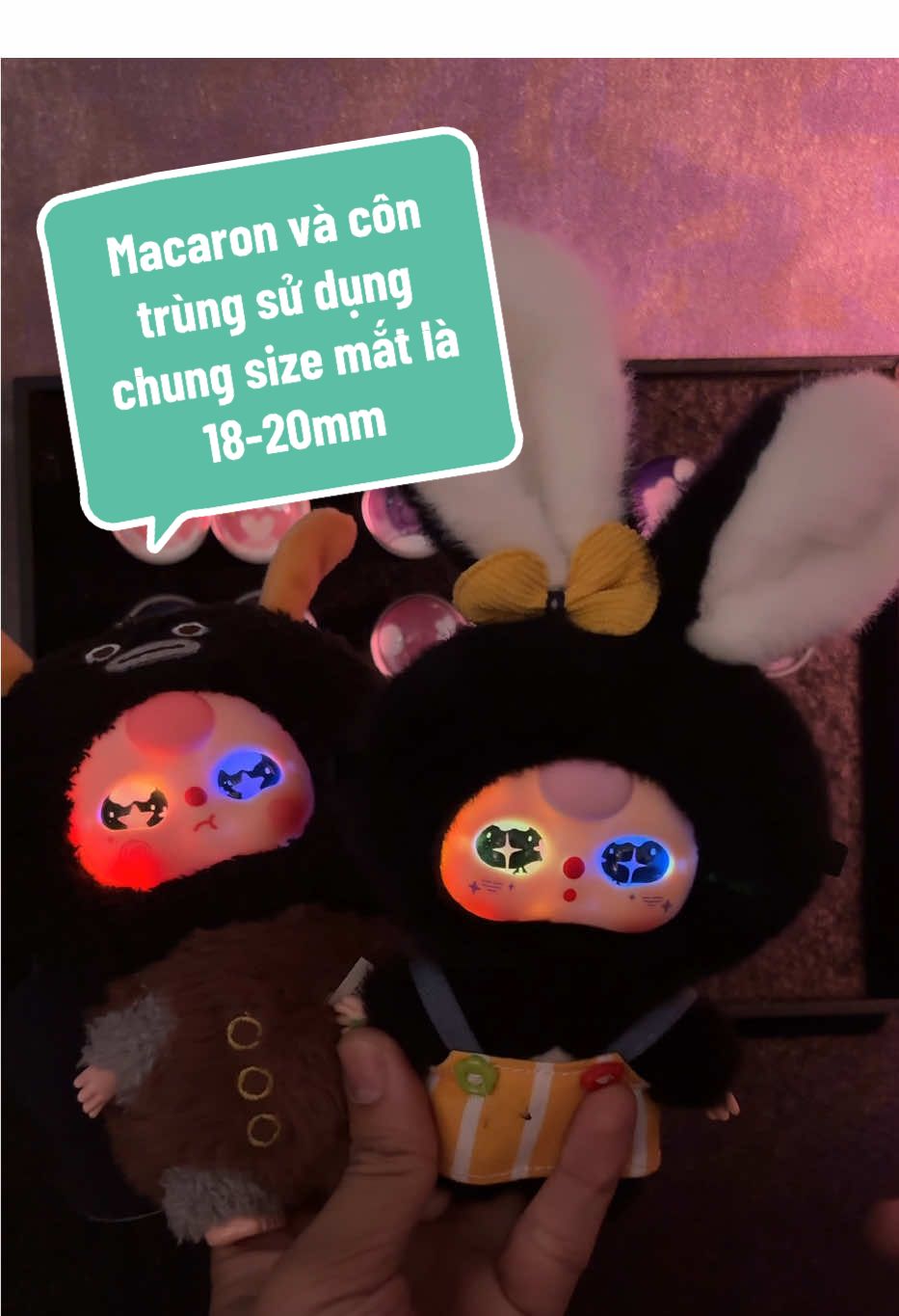 Trả lời @Nạn nhân của Sinh Họccc 🔬🧪🧬 hướng dẫn chọn size mắt cho các bé babythree thỏ macaron #babythree #thomacaron #phucphephonreview 