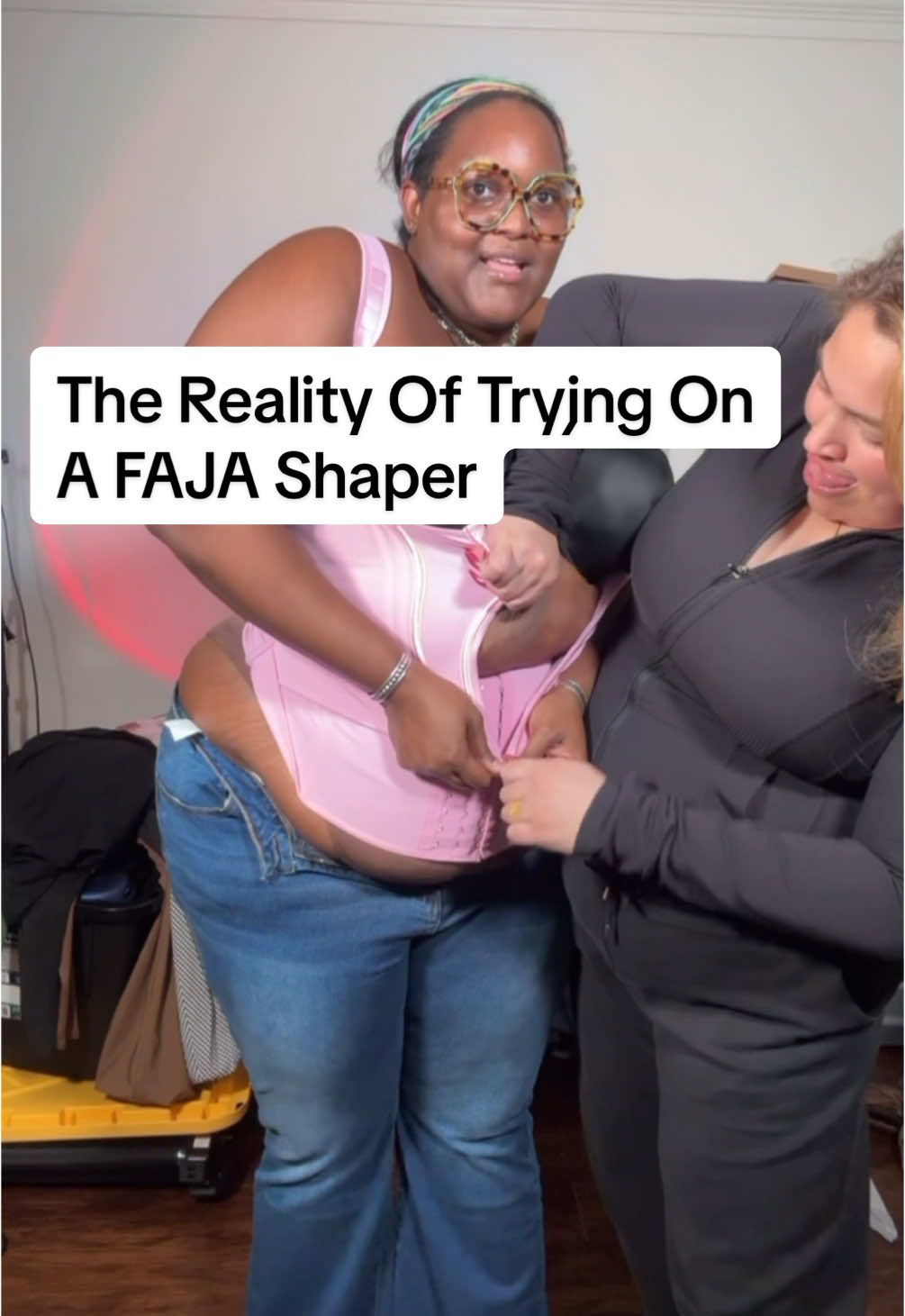 Honest Plus Size Faja Review! It’s tight but it works!!  Thanks @✨ℓαуℓαуωιтнтнєѕℓαу✨ for helping me 🌸 #curvyfaja #TTSLevelUp #plussize #faja #shaper #shapewear #tummycontrol #plussizefaja #tiktokmademebuyit #TikTokShopFashion #outfitidea #plussizeshapewear #plussizefashion #fajavest #viralshapewear #creatorsearchinsights 