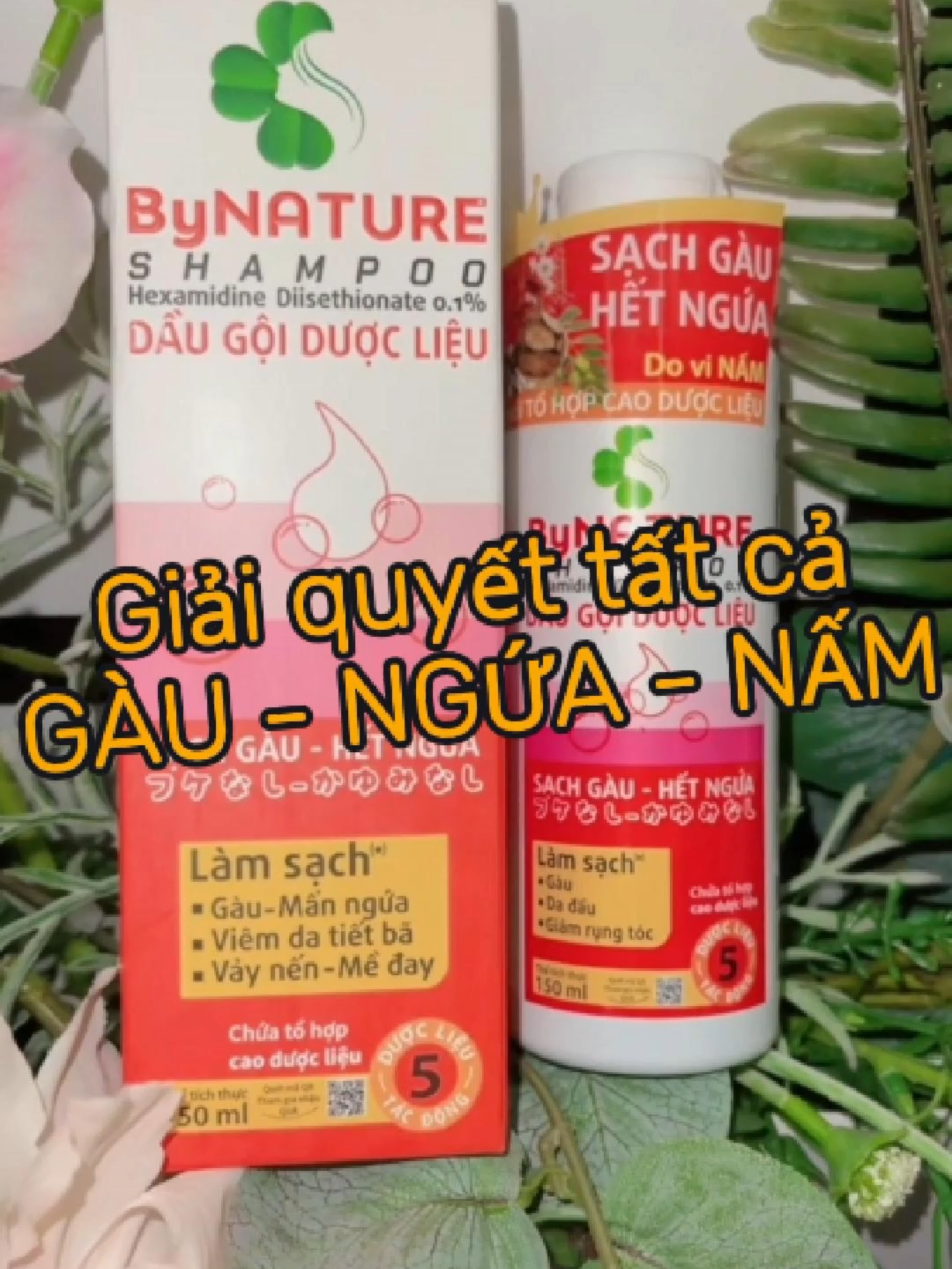 Trị sạch gàu ngứa tận gốc #bynature #daugoiduoclieu #xuhuong #trigau #daugoidactri #tiptrigau