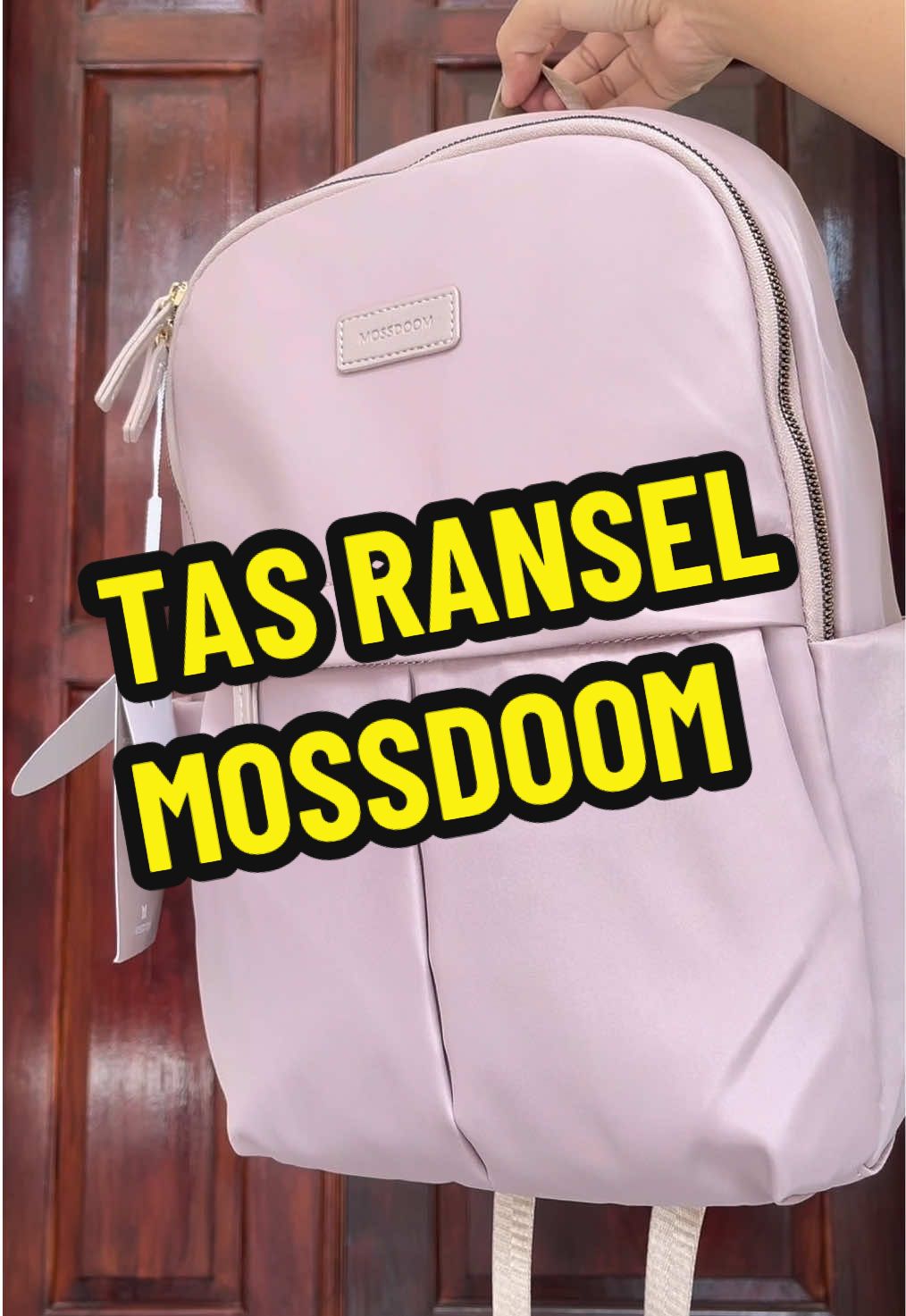 Spil produk Tas Ransel Mossdoom muat Laptop bahan polyester anti air #tas #tasransel #backpack #mossdoom #promoguncang #flashsale #tiktokshop 