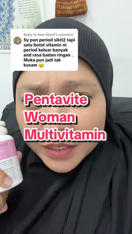 Replying to @Aien Sharif betul sy pon sama mcm awk,puas hati keluar banyak terus.. legaaa #pentavitewomanmultivitamin 